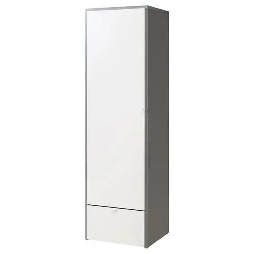 Armoire Visthus 56 x 216cm, Ophalen, Gebruikt, Met lade(s), 200 cm of meer