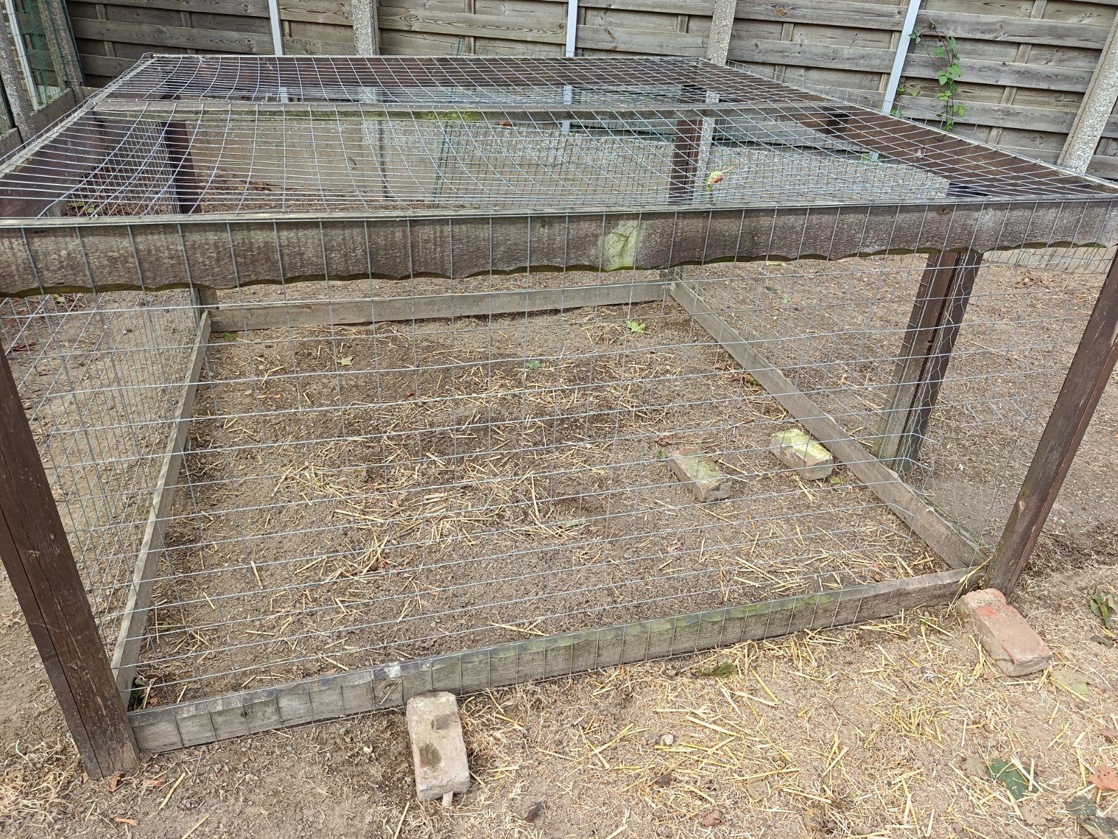 gratis kippen/konijnenren 3m op 3m op te halen te Wervik, Dieren en Toebehoren, Ophalen of Verzenden