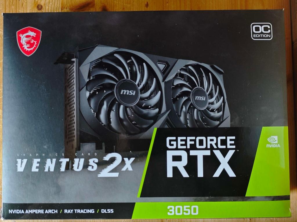 Carte graphique RTX 3050 OC 8GB, Informatique & Logiciels, Cartes vidéo, Comme neuf, Nvidia, PCI-Express 4.0, GDDR6, HDMI, DisplayPort