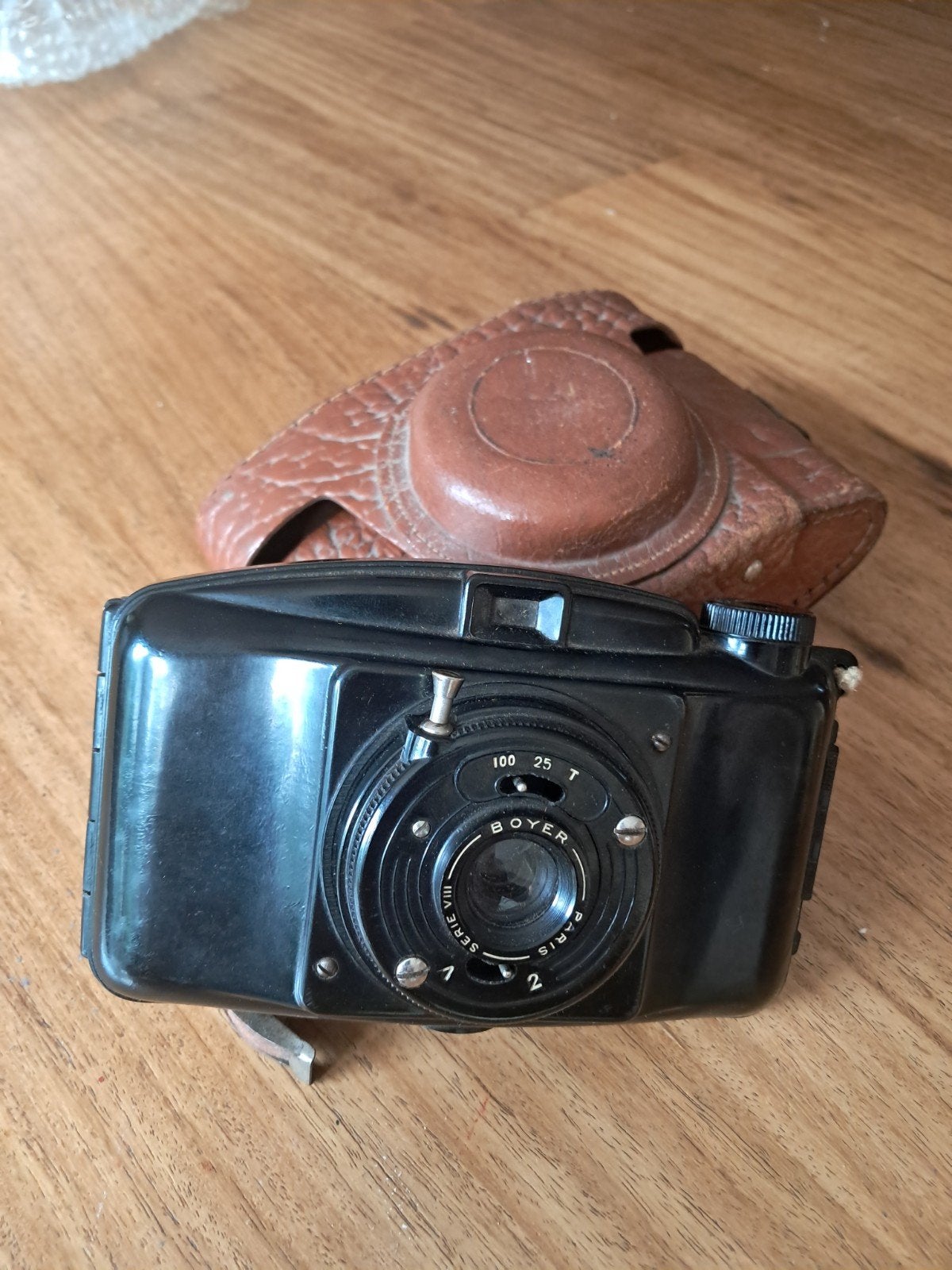 Appareil photo MIOM Photax III – Boyer Paris – avec étui, TV, Hi-fi & Vidéo, Enlèvement