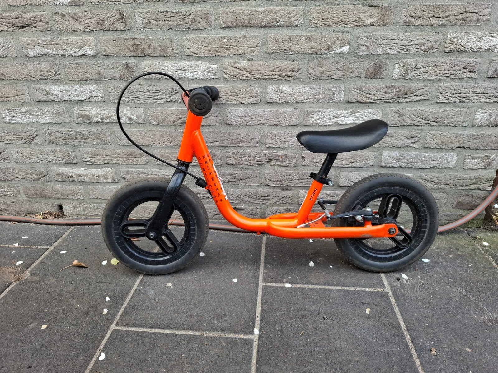 Loopfiets, Ophalen