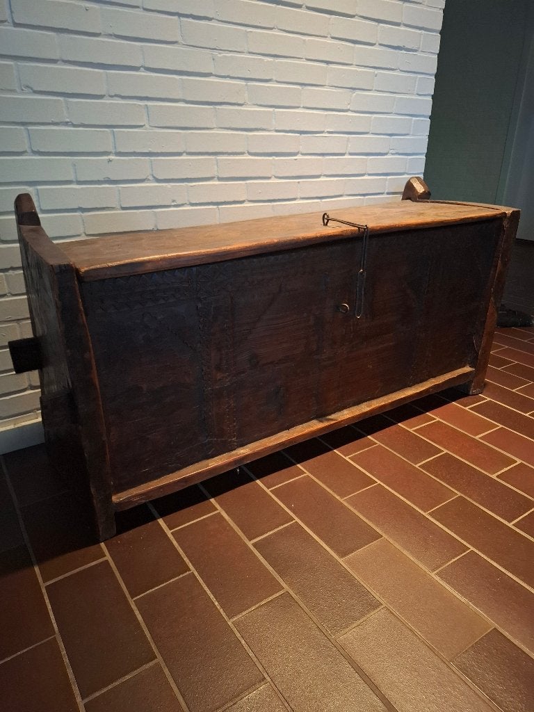 Houten koffer, Ophalen, Minder dan 50 cm, 100 tot 150 cm, Zo goed als nieuw