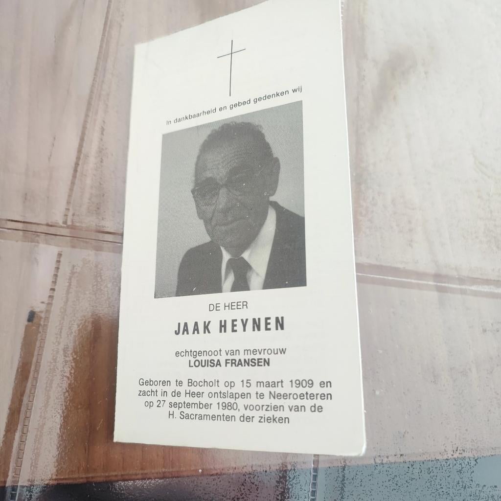 Jaak heynen oud strijder  1940 1945, Ophalen of Verzenden
