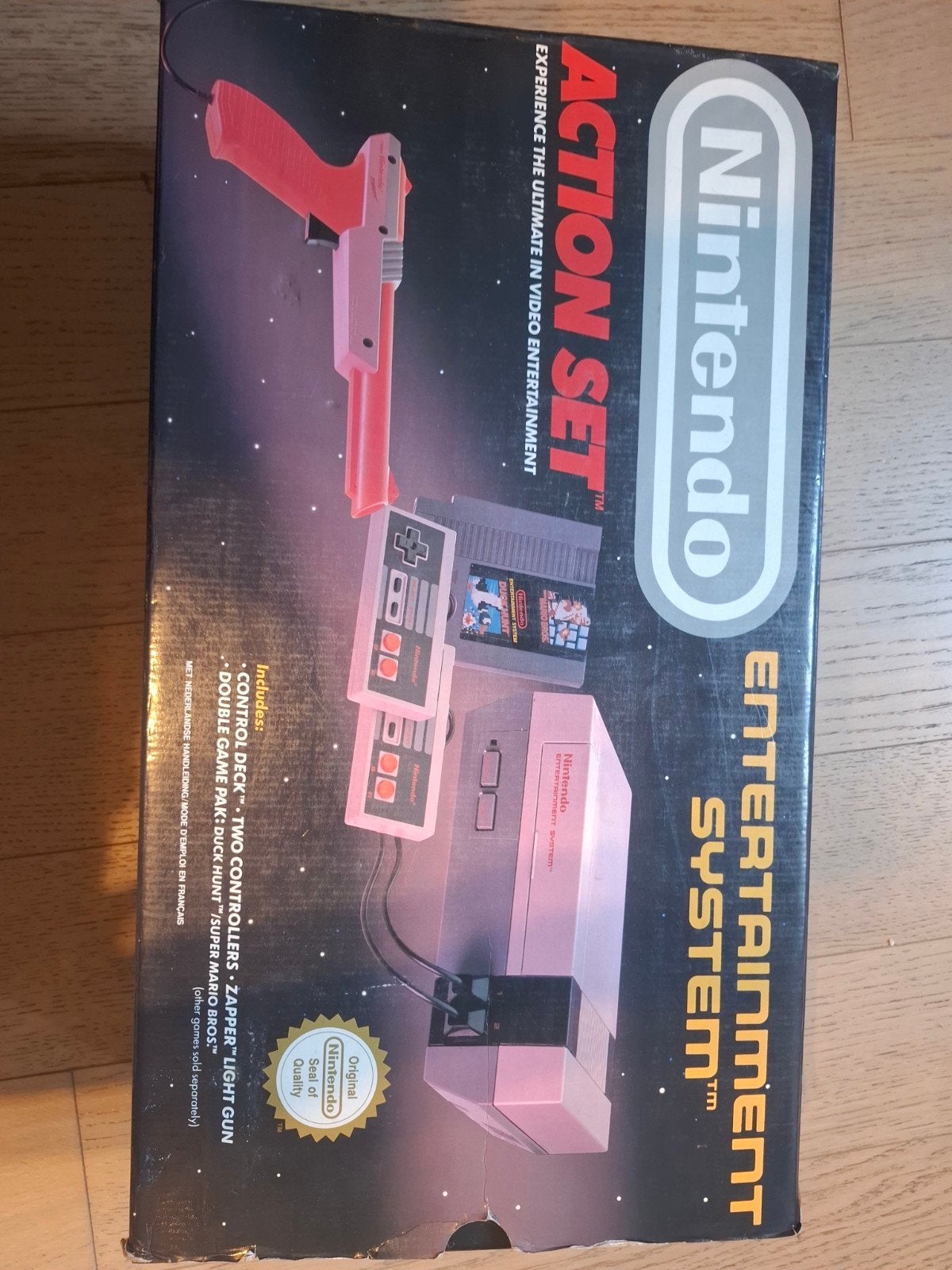 Nintendo Action volledige set, Games en Spelcomputers, Ophalen, Gebruikt, Met 2 controllers, Met games