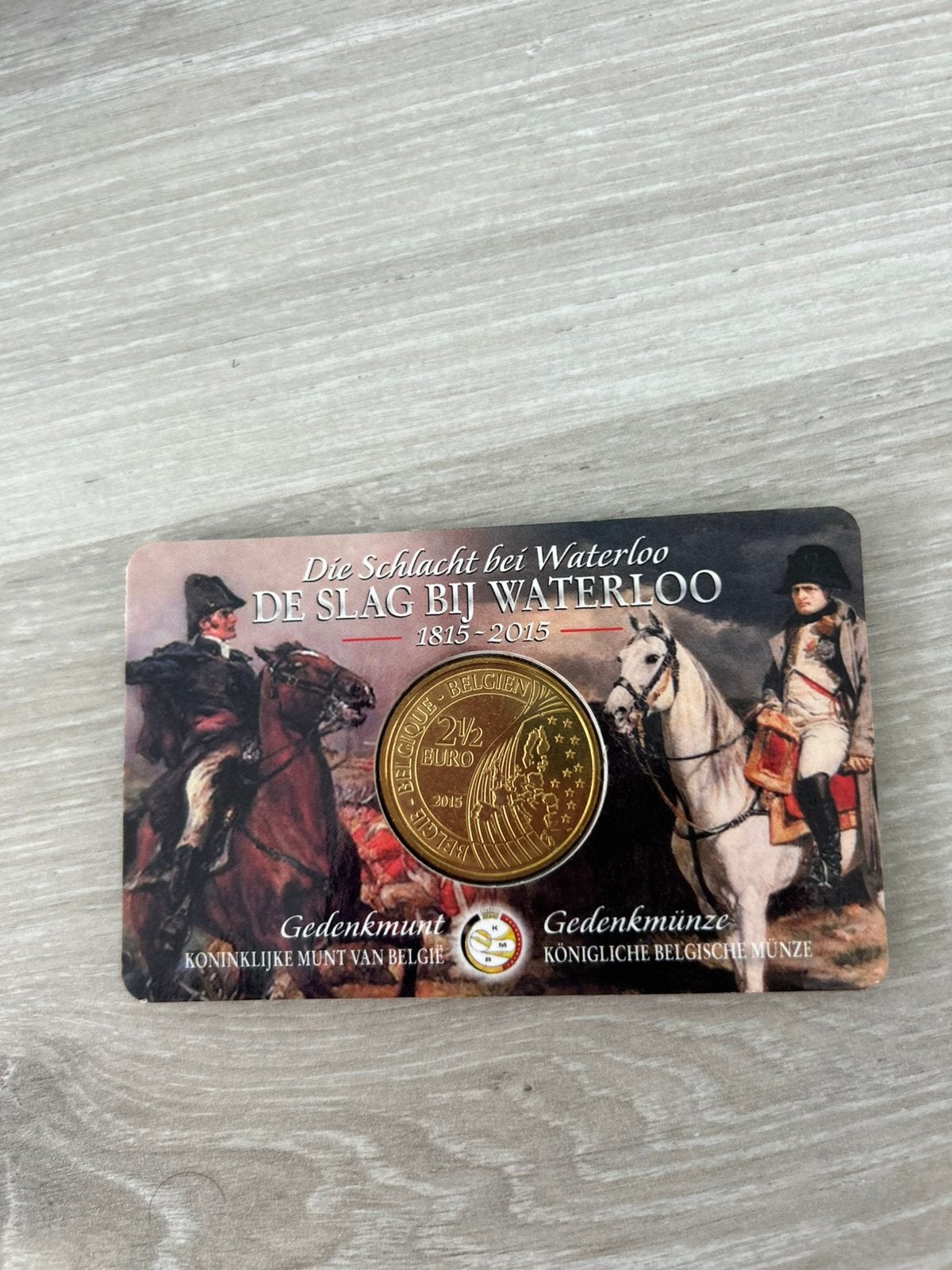 Munt Slag bij Waterloo, Postzegels en Munten, Ophalen