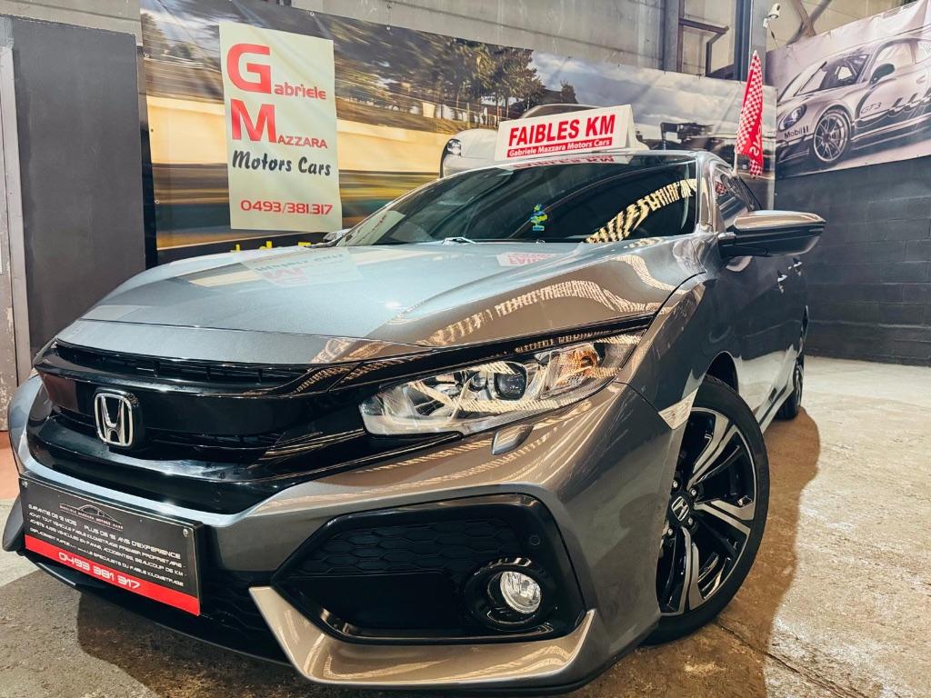 Honda Civic 1.0 VTEC LED Caméra GPS Airco, Auto's, Honda, Start-stop-systeem, Handgeschakeld, 5 deurs, Zilver of Grijs