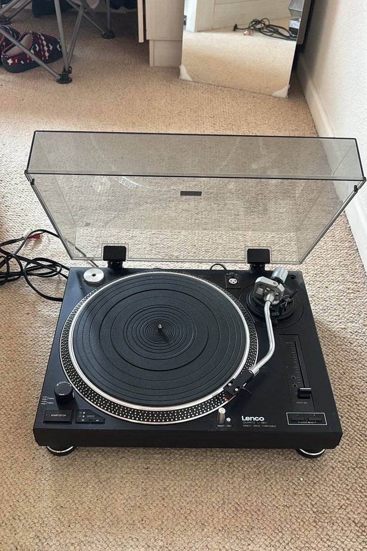 Lenco L-3808 Platine vinyle à entraînement direct, Enlèvement, Comme neuf