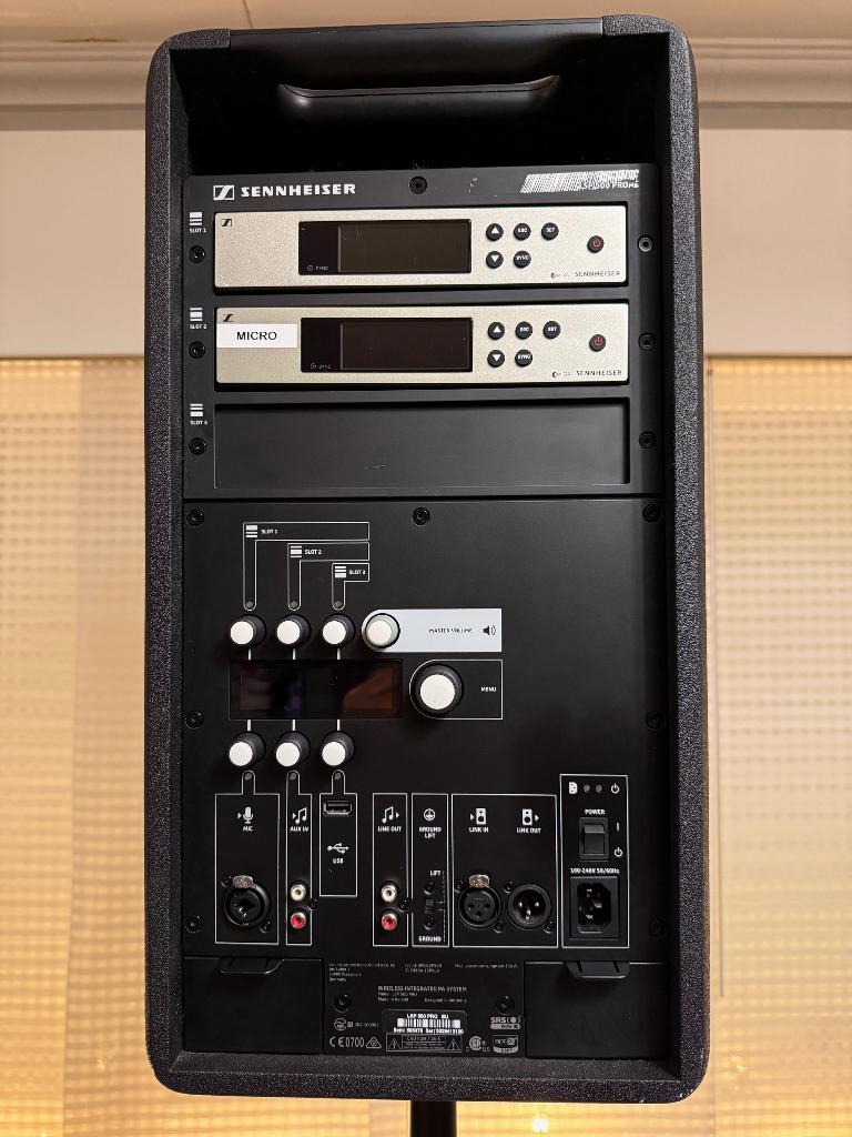 Sennheiser LSP 500 PRO speaker + EW 100 G4 microfoon, Musique & Instruments, Enlèvement, Comme neuf, DJ-Set, Autres marques