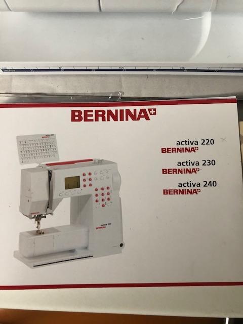 Naaimachine Bernina activa 220, Enlèvement, Machine à coudre, Bernina