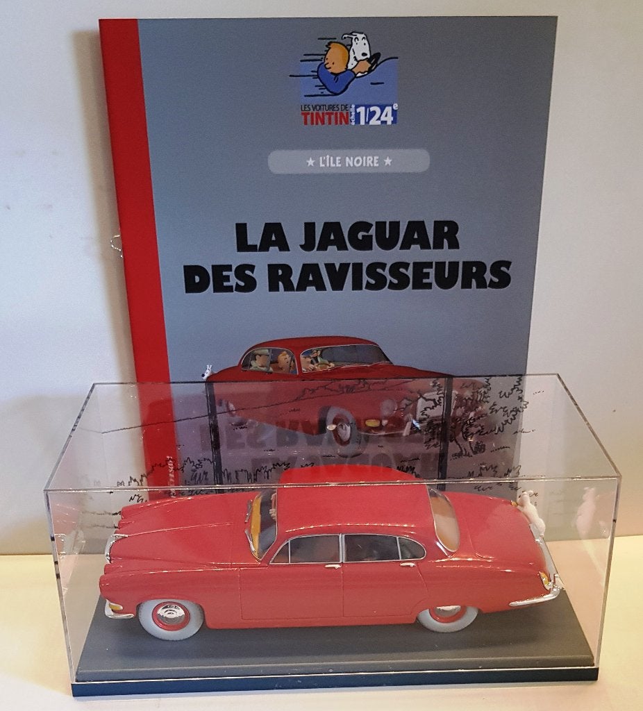 Les voitures de Tintin 1/24 « LA JAGUAR DES RAVISSEURS », Collections, Envoi, Tintin, Neuf, Statue ou Figurine