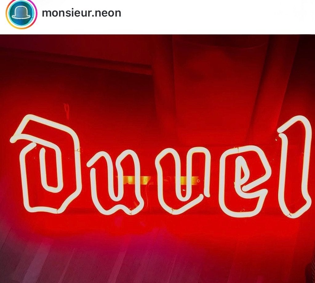 Neon, reclame, duvel, lichtreclame, Enlèvement, Comme neuf