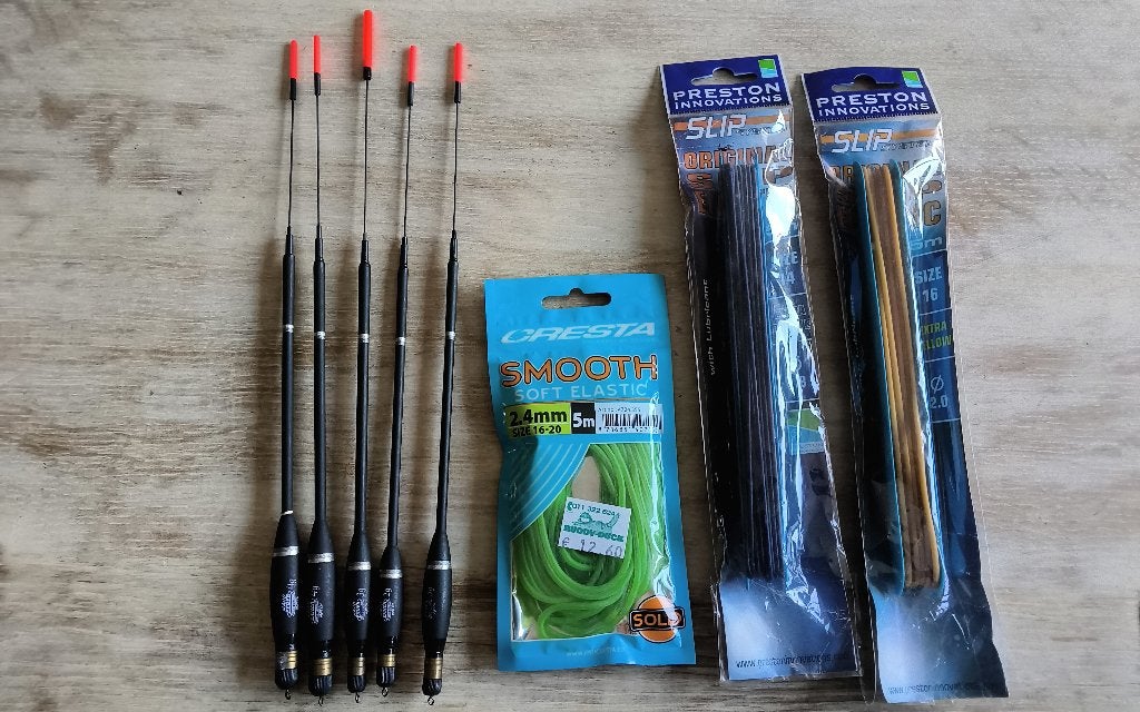 Nano exner match dobbers.Cresta.preston elastieken.22€, Watersport en Boten, Ophalen of Verzenden, Zo goed als nieuw, Complete hengel