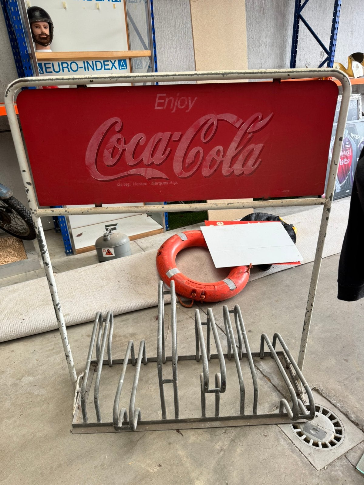 fietsrek Coca Cola, Ophalen, Zo goed als nieuw