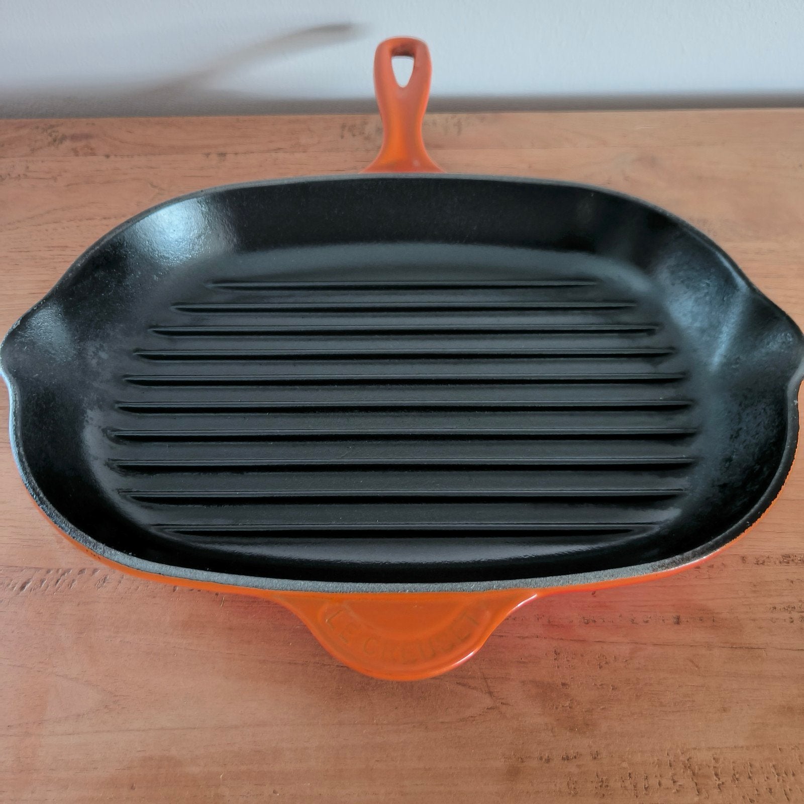 Poêle à frire ovale en fonte émaillée Signature Le Creuset, Enlèvement ou Envoi, Le Creuset
