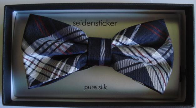 Seidensticker strikje vlinderdas nœud papillon bow tie, Nieuw, Met patroon, Seidensticker, Verzenden