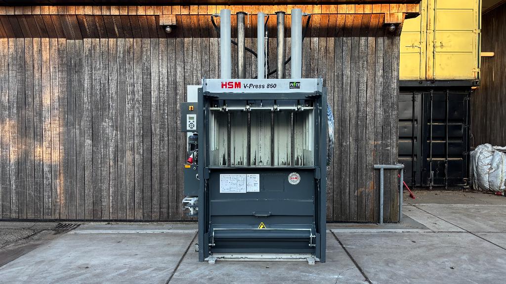 HSM V-Press 860 Max Balenpers Afvalpers Recycle, Ophalen of Verzenden, Gebruikt