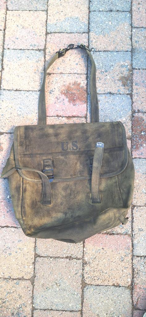 Musette US, Collections, Objets militaires | Seconde Guerre mondiale, Enlèvement