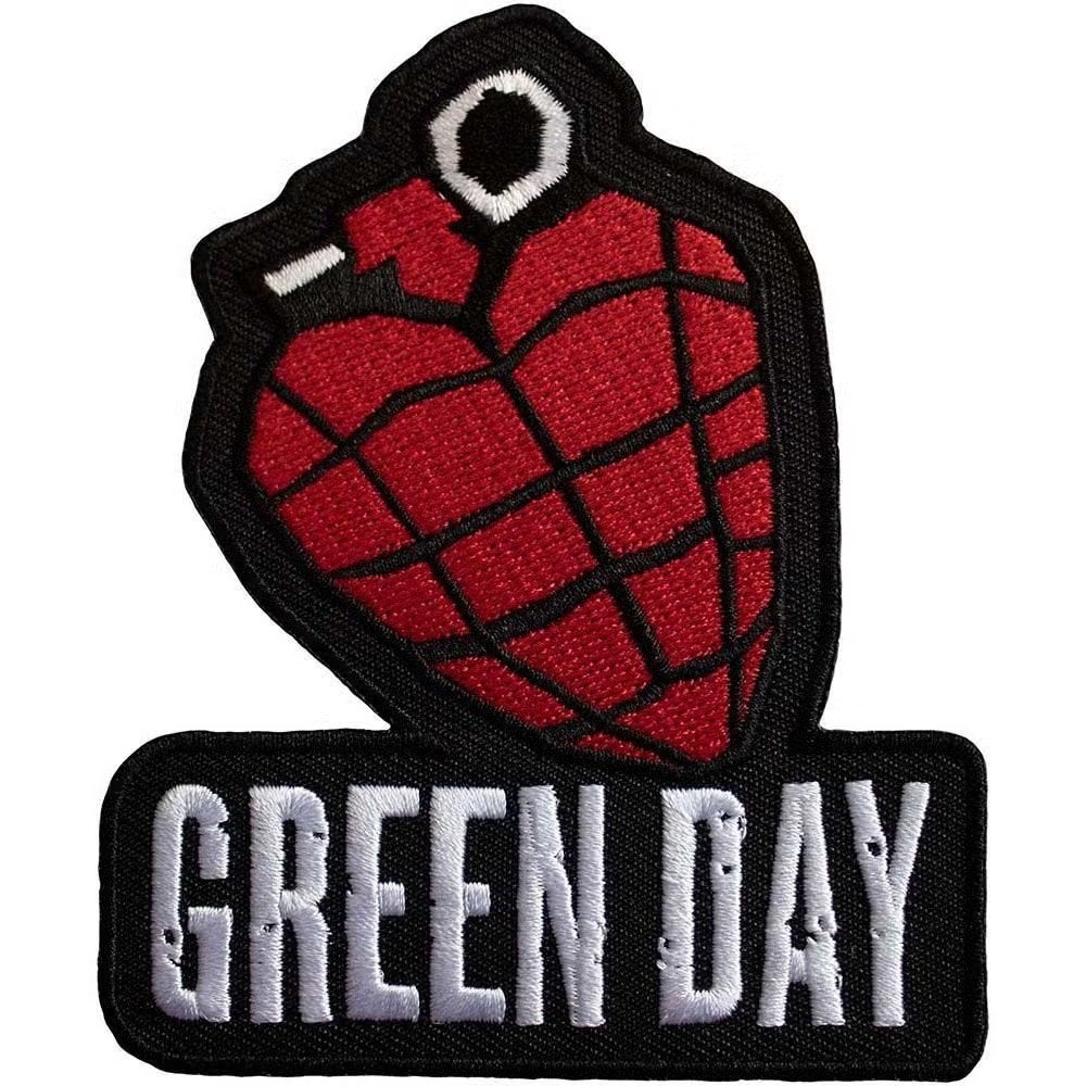 Green Day - Grenade Logo - Patch officiële merchandise, Verzamelen, Ophalen of Verzenden, Nieuw