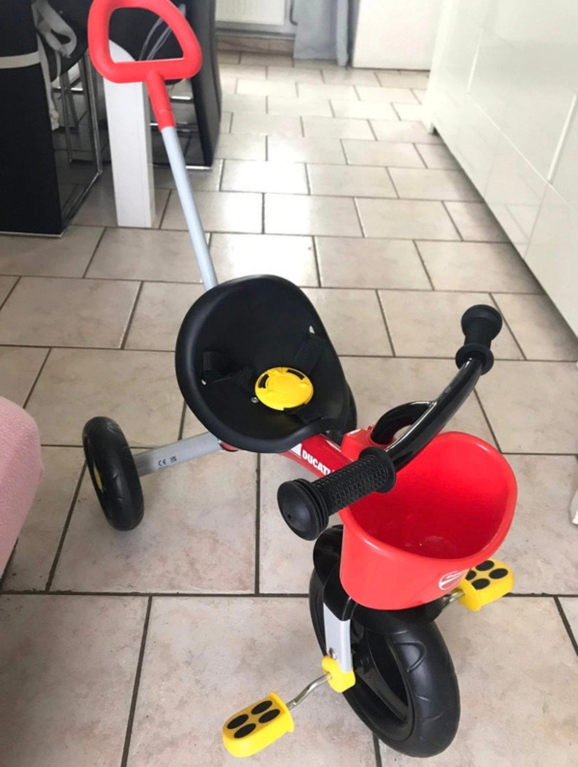 Tricycle 2 en 1 neuf, Enlèvement, Neuf, Tige de poussée