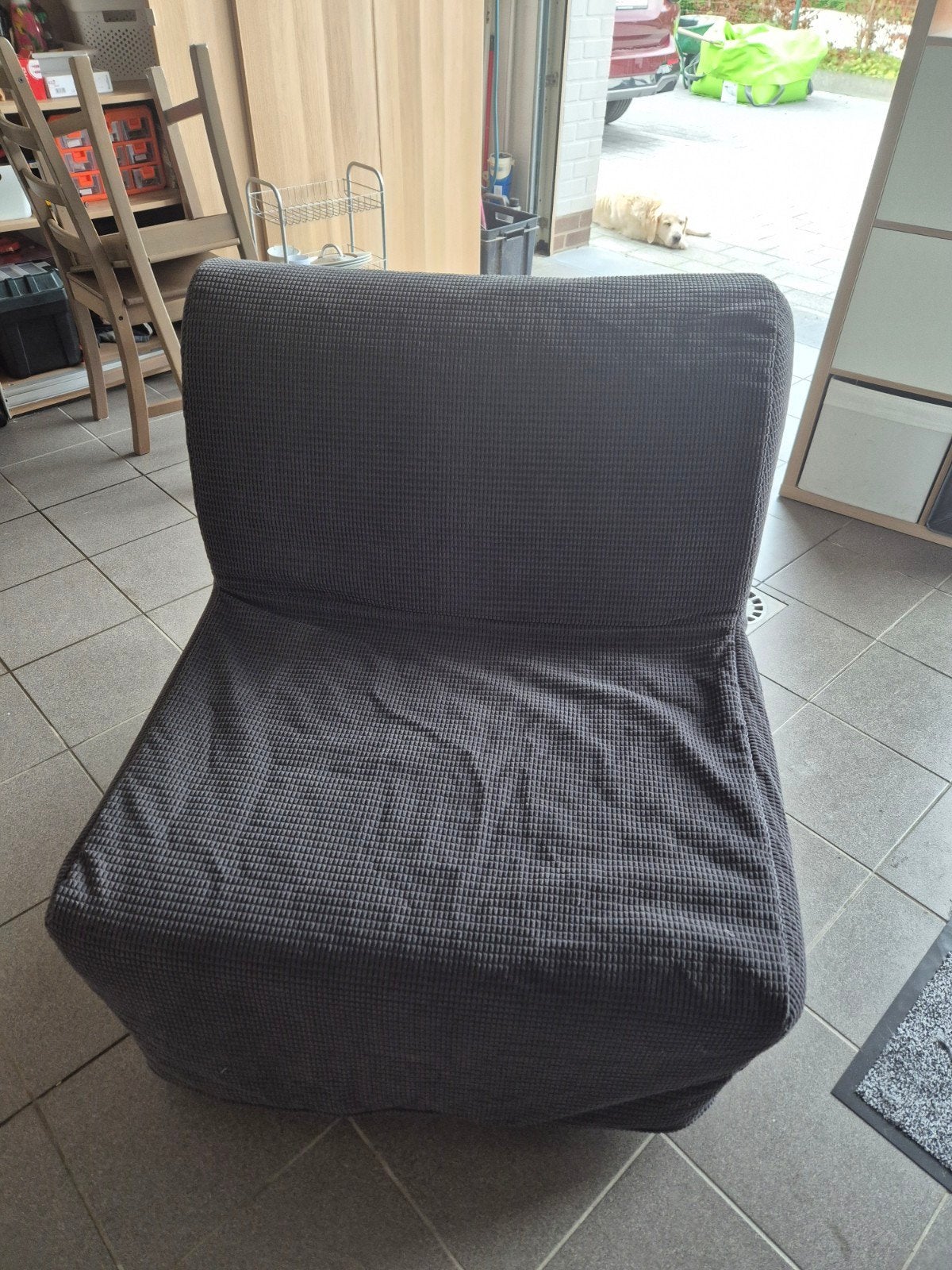 1 persoons zetelbed, Ophalen, Gebruikt, Eenpersoons, 80 cm