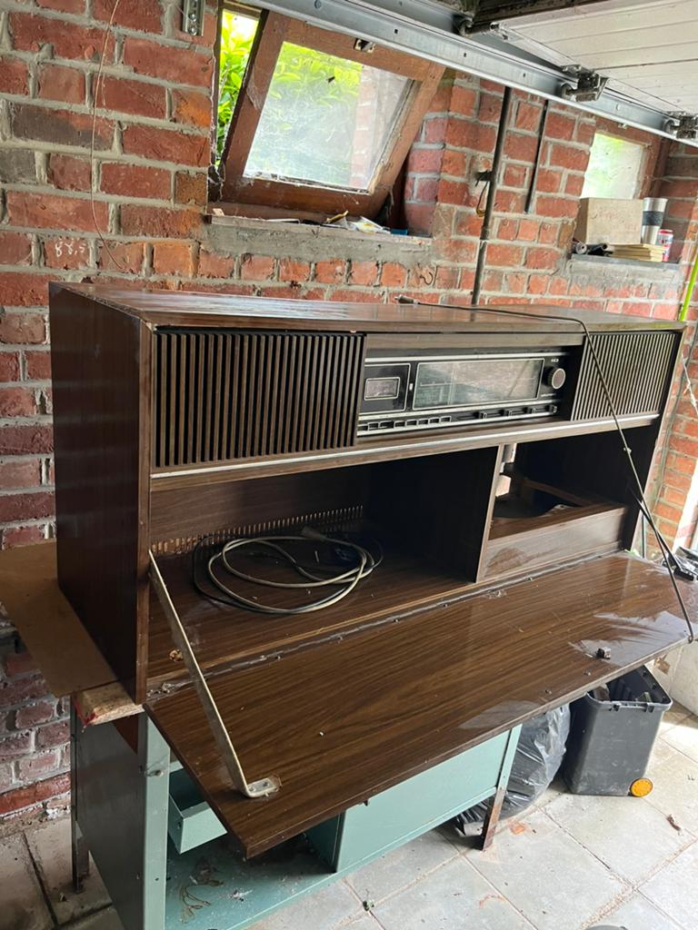 Ancienne radio grundig, Antiek en Kunst, Antiek | Tv's en Audio, Ophalen