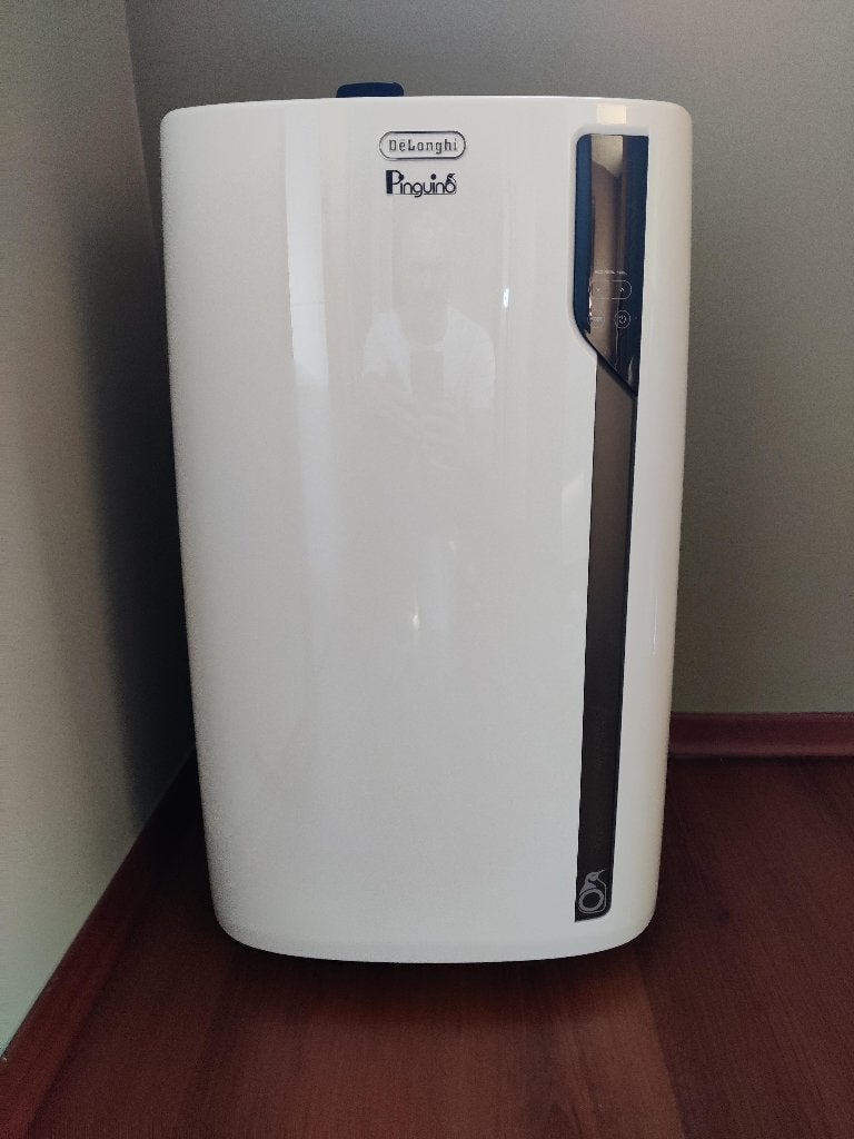 Mobiele Airco DéLonghi Pinguin, Elektronische apparatuur, Airco's, Ophalen, 3 snelheden of meer, Zo goed als nieuw, Koelen en Ontvochtigen