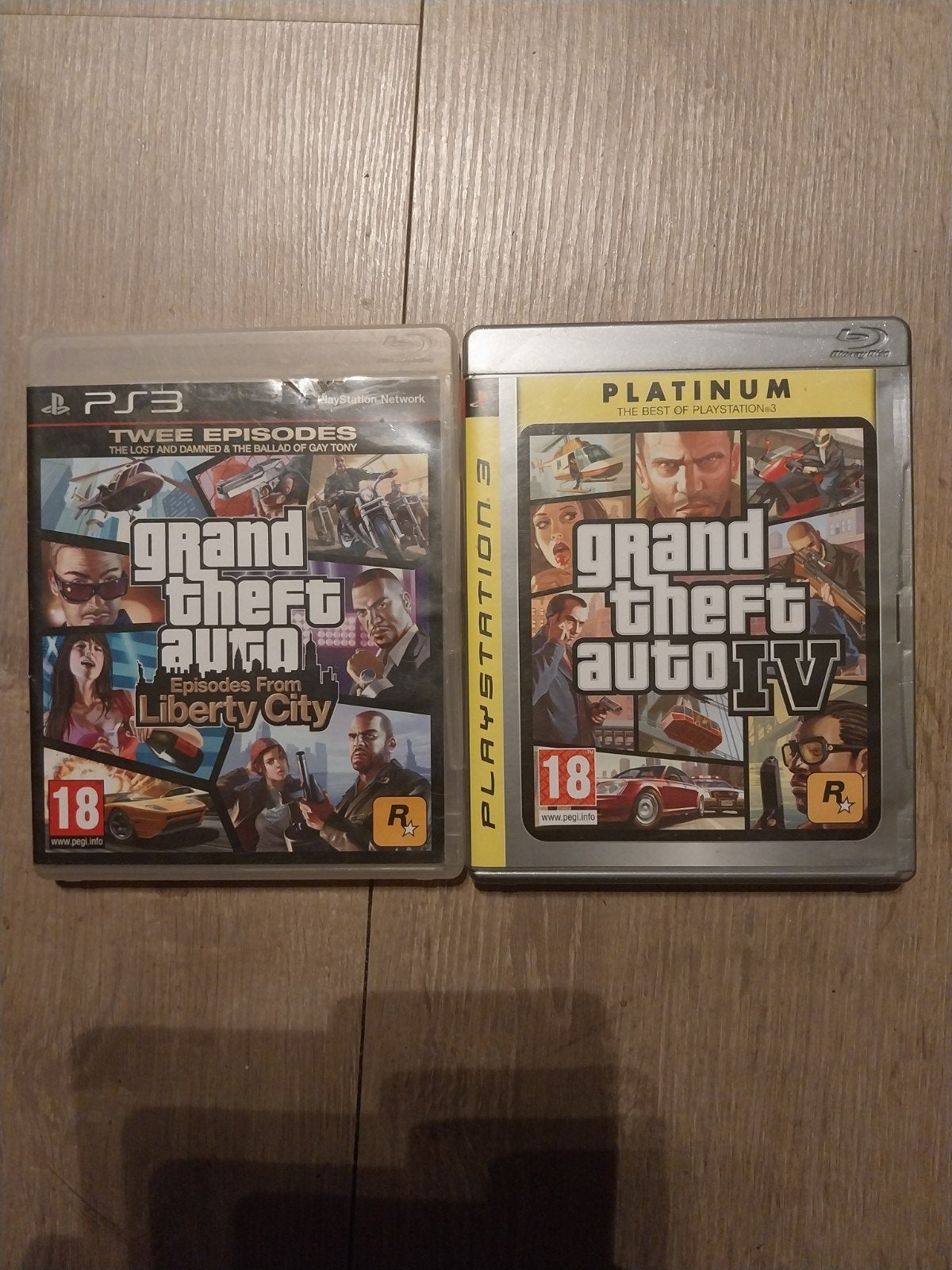GTA 4 En GTA Liberty City.  Voor Playstation 3, Games en Spelcomputers, Games | Sony PlayStation 3, Ophalen, Zo goed als nieuw