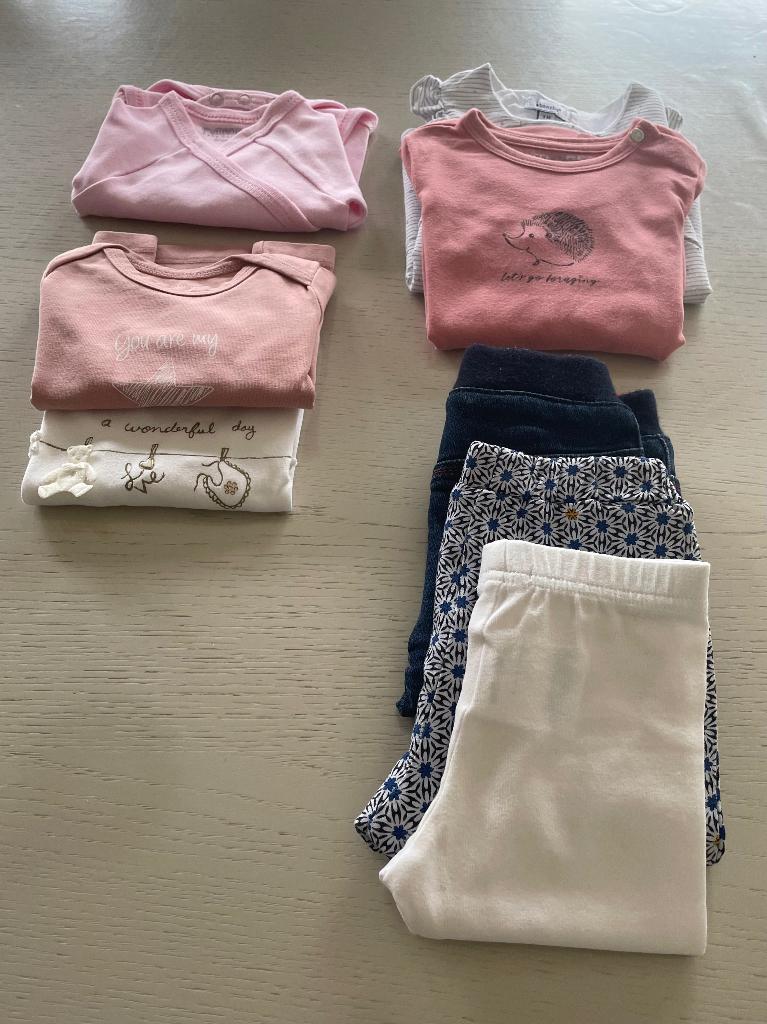 Bundel baby/meisjes merkkleding maat 62, Enlèvement, Comme neuf, Taille 62