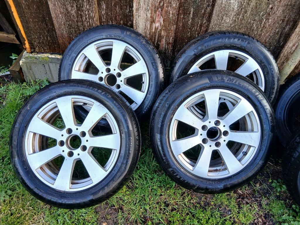 4 originele mercedes velgen goede conditie Aluminium 16 inch, Auto-onderdelen, Banden en Velgen, 16 inch, Band(en)