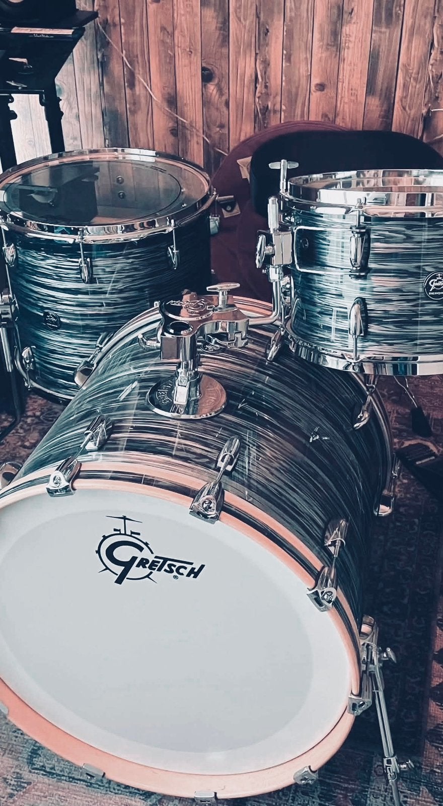 Gretsch renown oyster pearl als nieuw., Muziek en Instrumenten, Drumstellen en Slagwerk, Ophalen, Zo goed als nieuw, Pearl