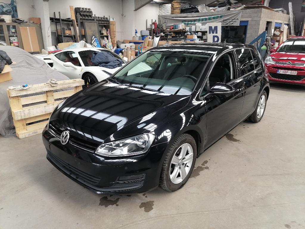 Golf 7 anne 2015 1.6 tdi euro 6, Autos, Cuir, Achat, Euro 6, Noir