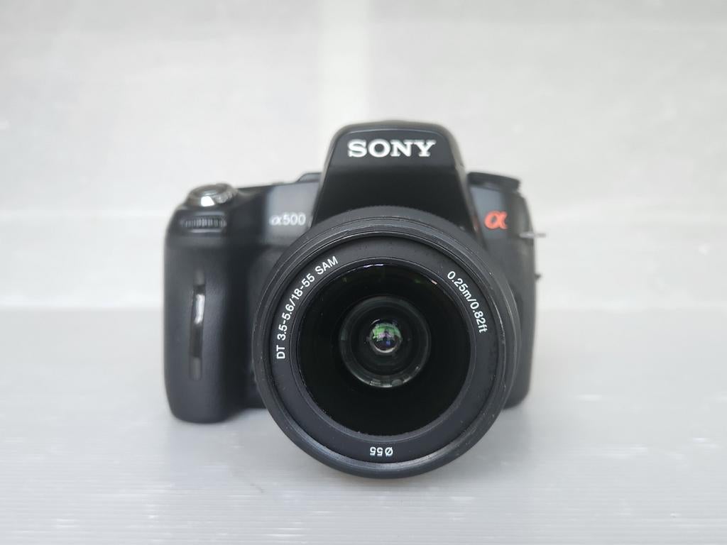 Spiegelreflex Sony A500 compleet, Ophalen, Zo goed als nieuw, Spiegelreflex