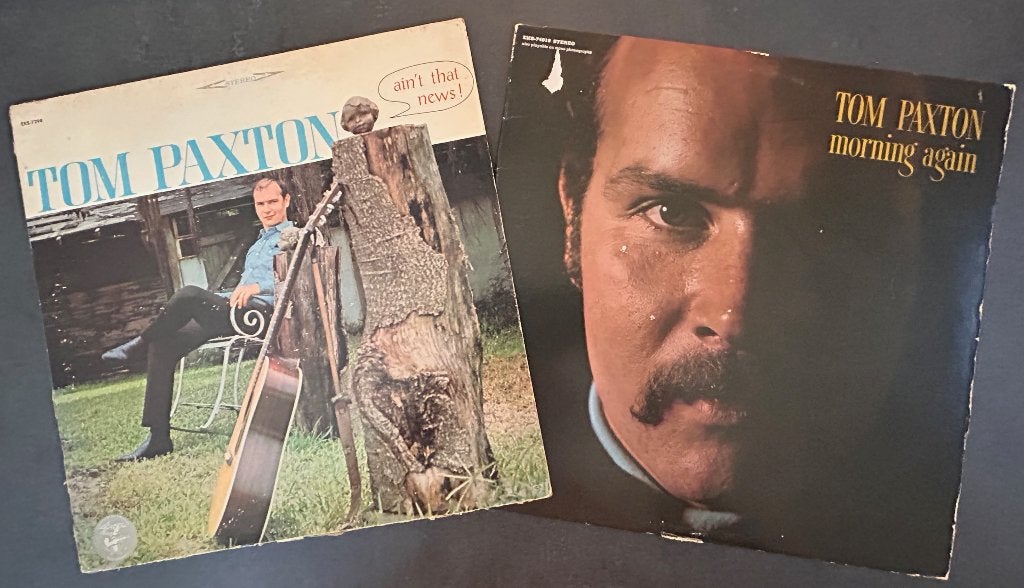 TOM PAXTON - Ain't that news! & Morning again ( 2 LPs ), CD & DVD, Vinyles | Rock, 12 pouces, Pressage original, Utilisé, 1960 - 1969