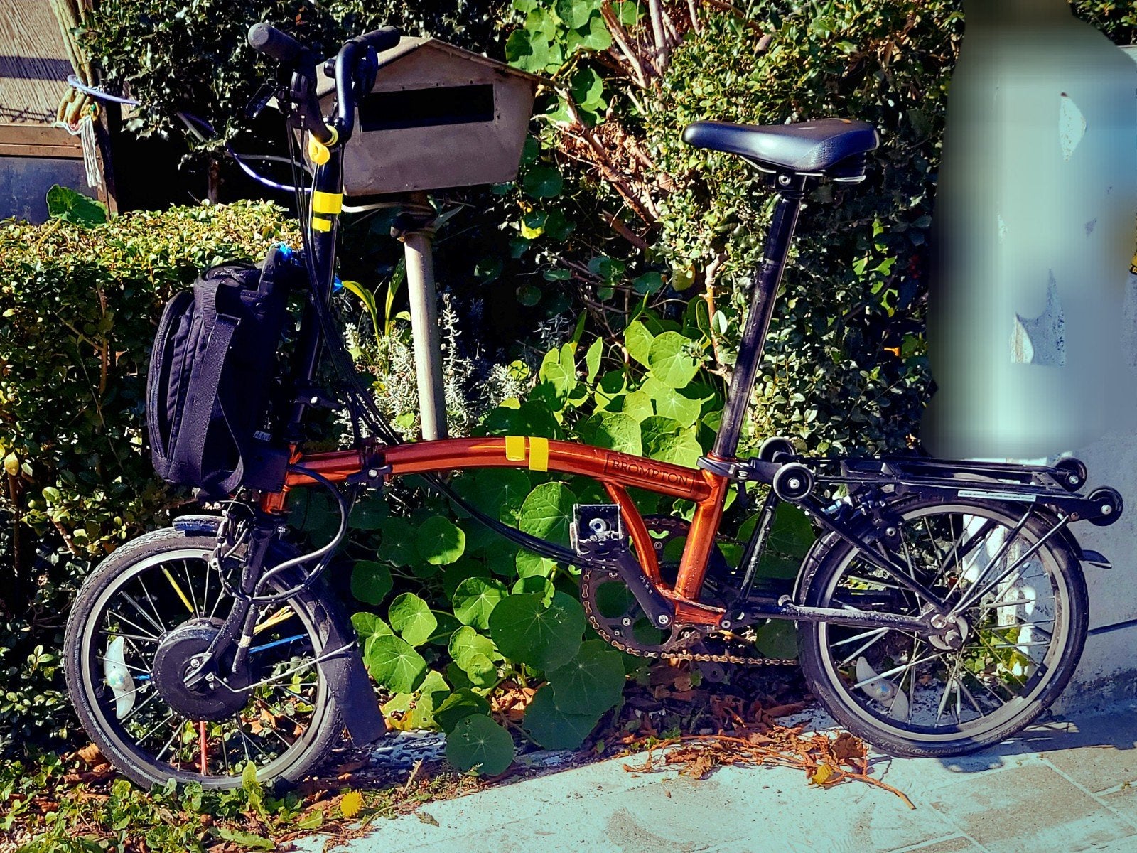 Bromptom C-Line met bagagedrager > aankoop september 2022, Fietsen en Brommers, Ophalen, Gebruikt, Brompton, 14 tot 16 inch