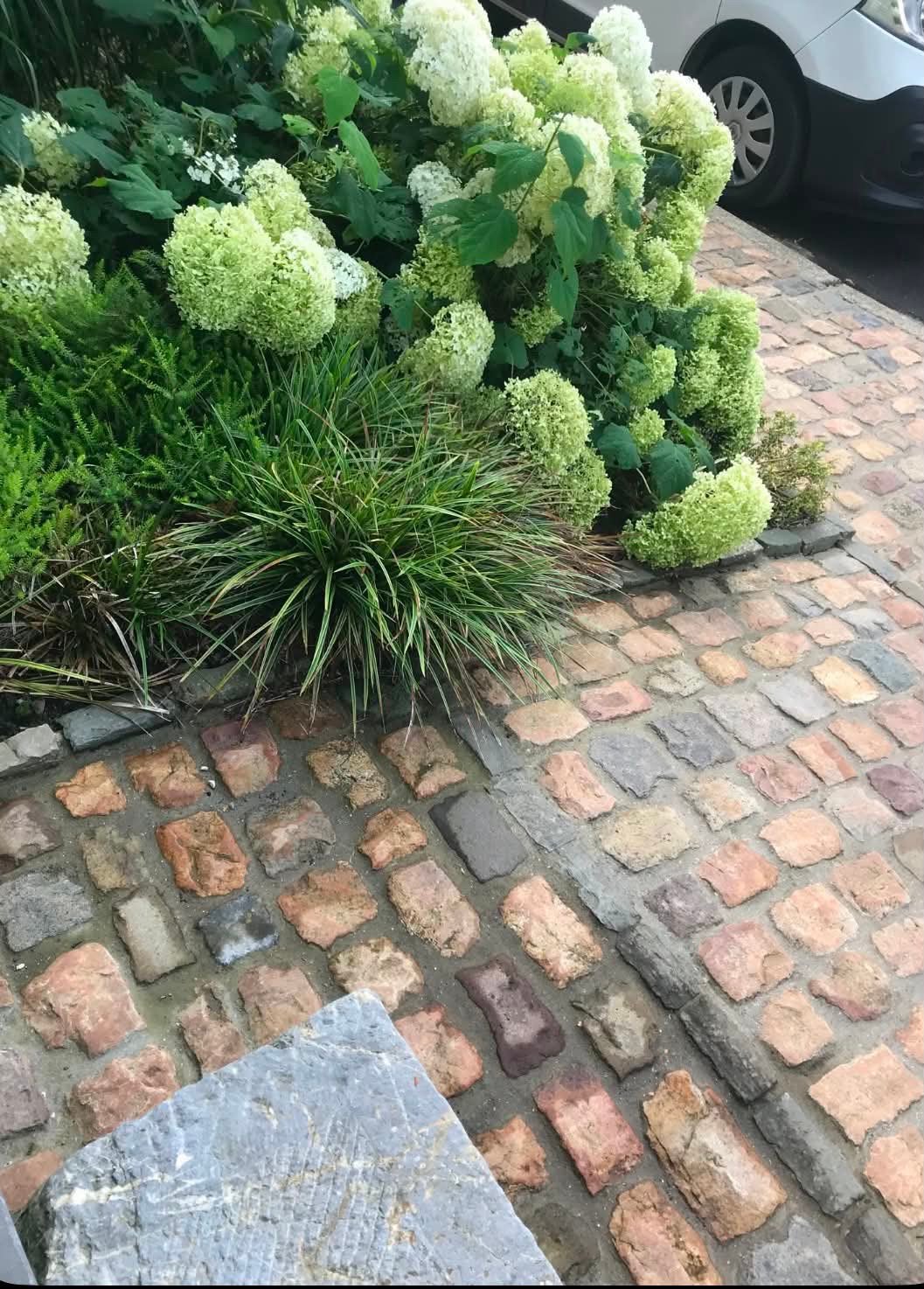 Pavés en porphyre Belge, Enlèvement
