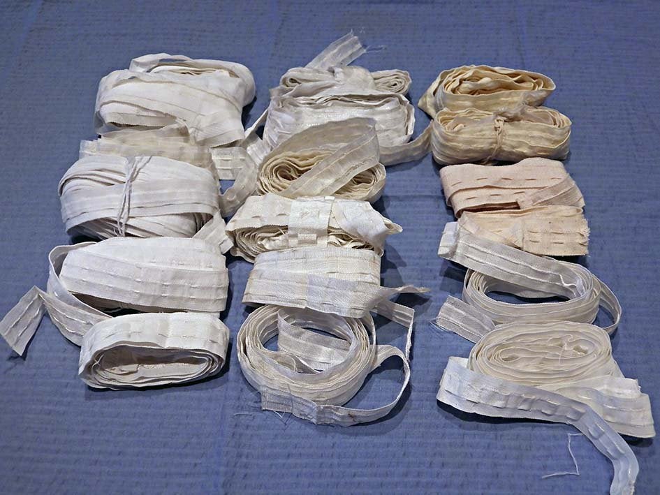 Ophanglint voor Gordijnen of Draperieën, Huis en Inrichting, Ophalen, Gebruikt, Wit