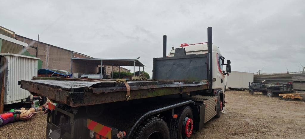 Plateau container, Ophalen