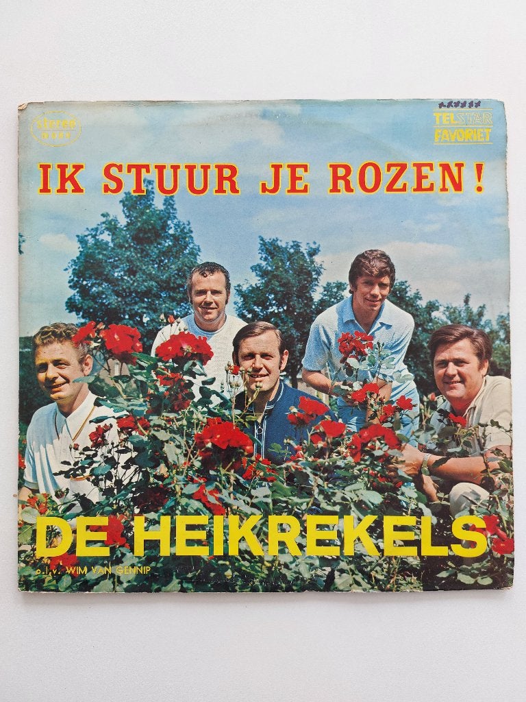 De Heikrekels - Ik Stuur Je Rozen (1970 - Met Poster), CD & DVD, Vinyles | Néerlandophone, Avec poster, Enlèvement ou Envoi
