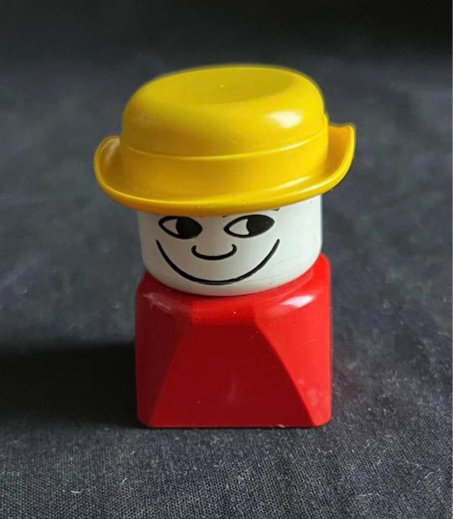 Lego | Duplo | Vintage | Figuurtje rood | 1980, Ophalen of Verzenden, Zo goed als nieuw, Duplo