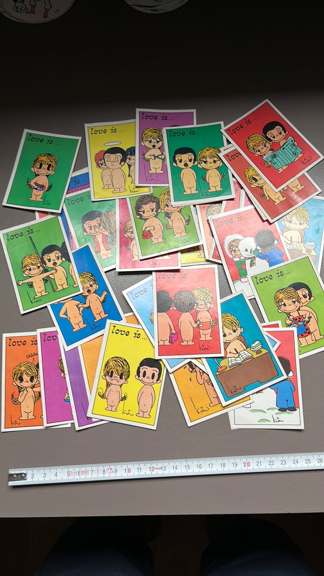 Stickers Love is …, Ophalen of Verzenden, Zo goed als nieuw