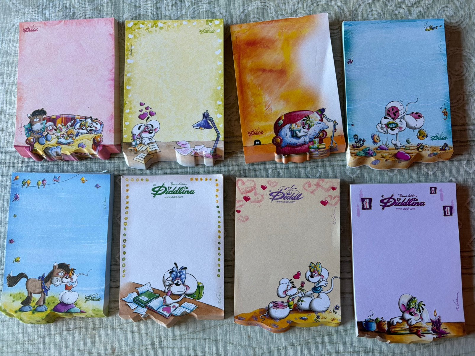 Set van Diddl reliefblaadjes, Verzamelen, Diddl, Ophalen of Verzenden, Diddl, Zo goed als nieuw