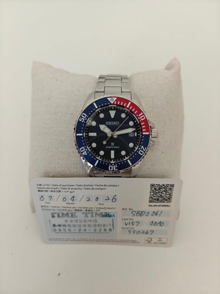 Seiko Prospex Solar SNE595P1 – nieuw – met papieren, Bijoux, Sacs & Beauté, Montres | Hommes, Seiko, Acier, Enlèvement, Acier
