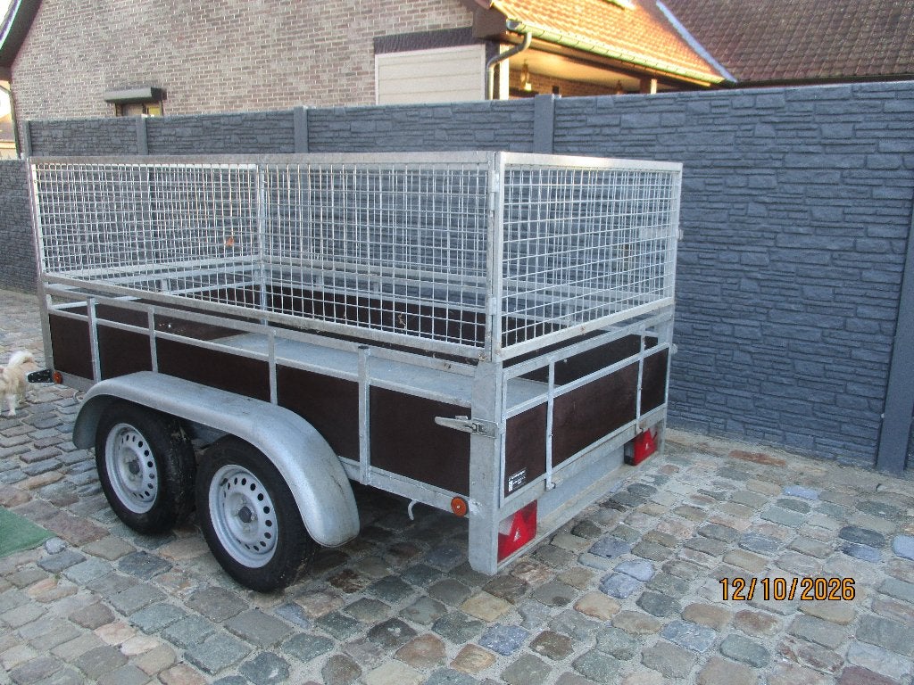 dubbelas aanhangwagen, Ophalen, Zo goed als nieuw