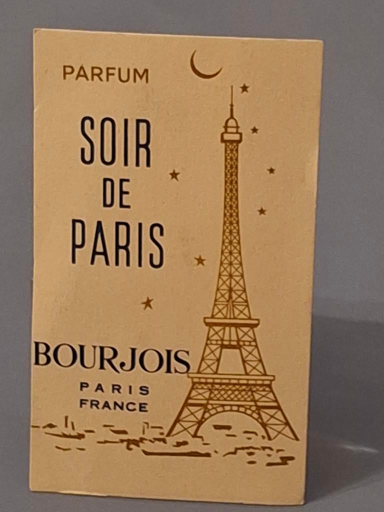 Carte parfumée publicitaire vintage.
Marque : Bourjois, Verzamelen, Ophalen of Verzenden