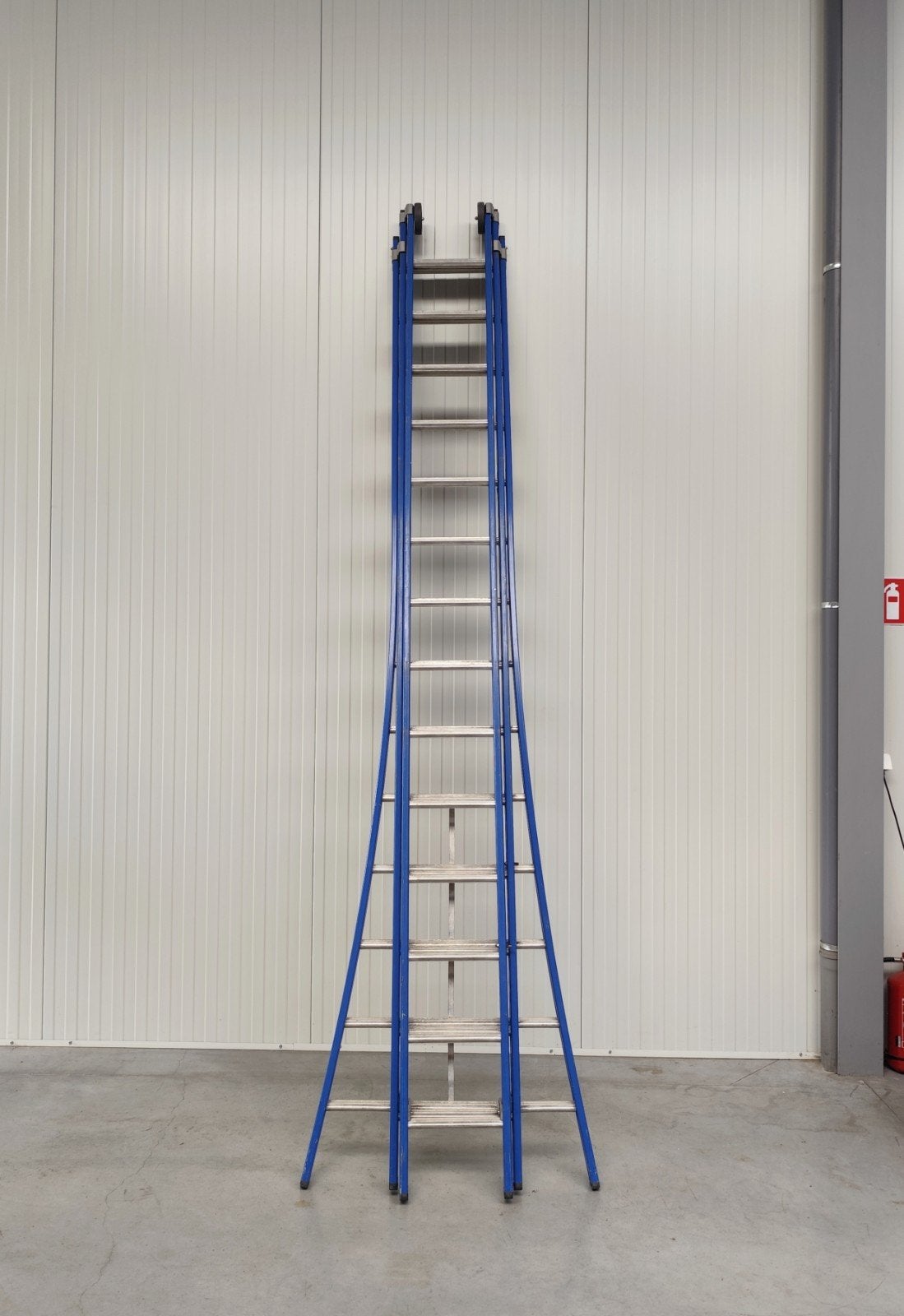 professionele ladder 3x14, Doe-het-zelf en Bouw, Ladders en Trappen, Ophalen, Ladder