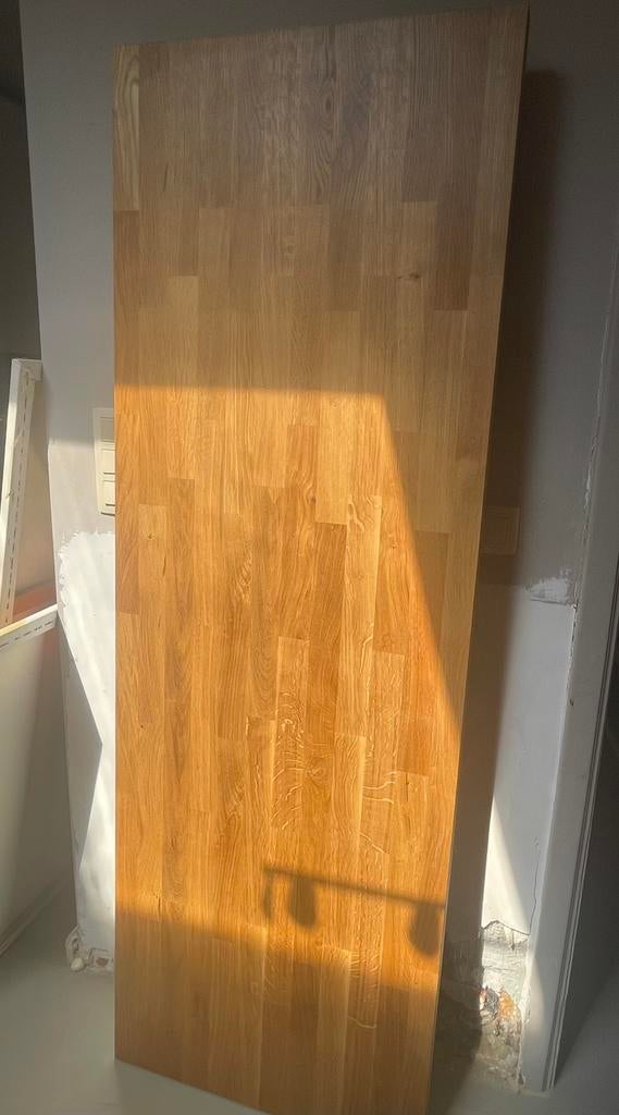 Karlby werkblad ikea - eiken/fineer, Ophalen, Zo goed als nieuw, Eiken