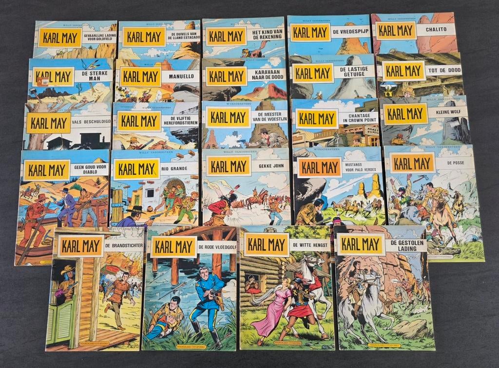 Lot strips: Karl May, Ophalen of Verzenden, Gelezen