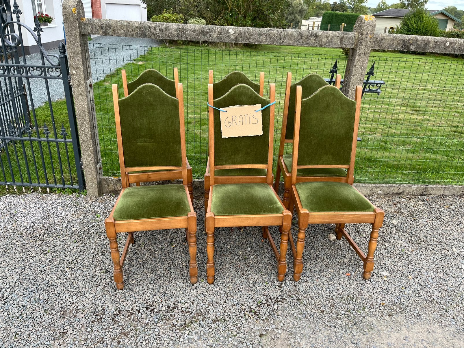 6 stoelen Gratis op te halen, Enlèvement