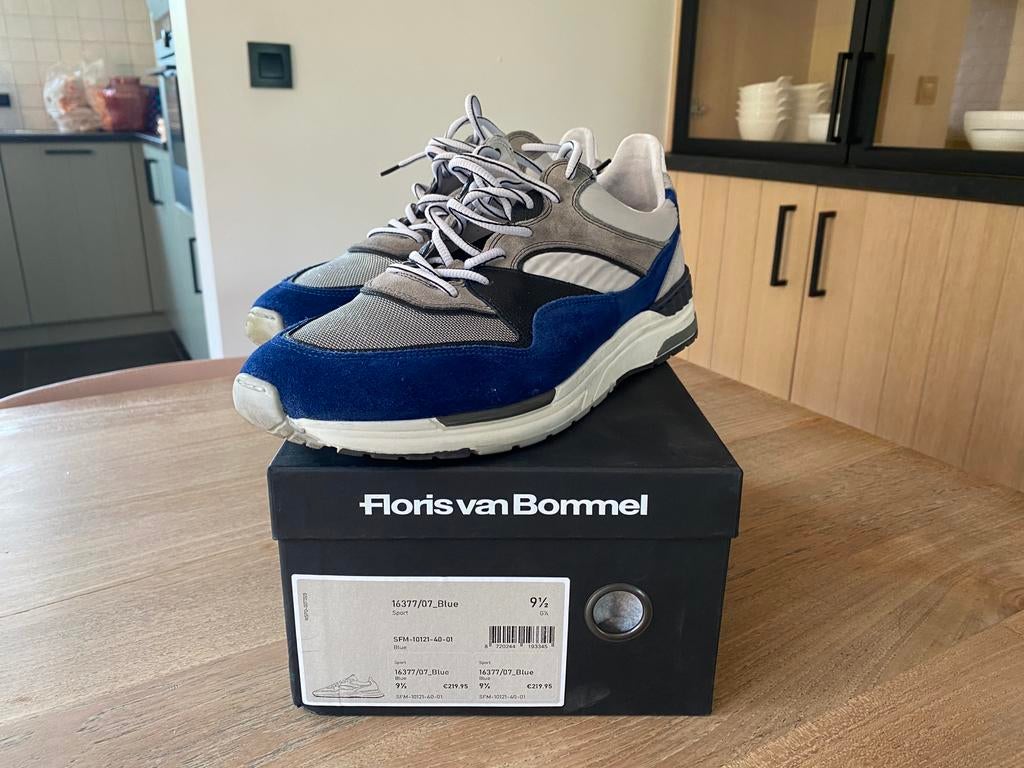Sneakers Floris van Bommel maat 44, Vêtements | Hommes, Chaussures, Enlèvement ou Envoi, Comme neuf, Bleu, Baskets