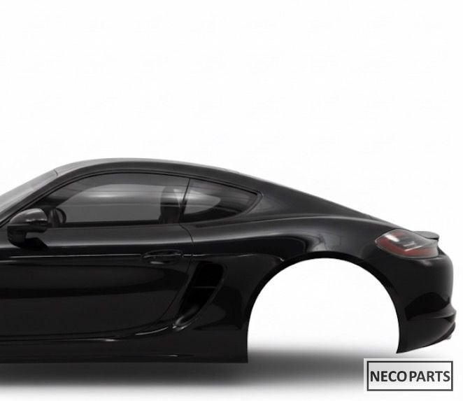 PORSCHE 981 982 718 CAYMAN COUPE ACHTERSCHERM SNIJDEEL DAK, Auto-onderdelen, Carrosserie, Achterklep, Porsche, Achter, Gebruikt